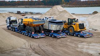 Three new construction semi low loaders for transportbedrijf Schoones BV [upl. by Atiugal]