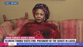 Oluremi Tinubu Visits Former President Of The Senate In Lagos [upl. by Eamanna]