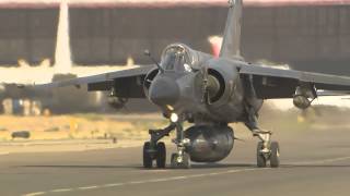 Opération Serval  activités aériennes à NDjamena [upl. by Ykcub163]