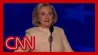 ‘We have him on the run now’ Hillary Clinton slams Trump during DNC speech [upl. by Traweek179]