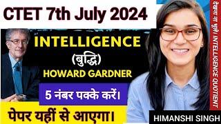 Intelligence Quotient बुद्धि का सिद्धांत CDP Pedagogy By Ideal of Himanshi Singh [upl. by Lleoj]