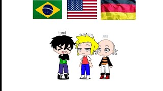 português vs inglês vs deutsh [upl. by Esmaria691]