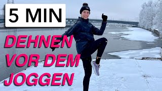 5 MIN AUFWÄRMÜBUNGEN VOR DEM WINTERLAUF [upl. by Zebada]