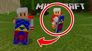 COMO MUDAR A TEXTURA DO ESCUDO NO MINECRAFT PE  Minecraft Pocket Edition [upl. by Onairelav]