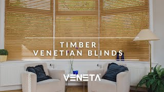 Introducing Veneta® Timber Venetian Blinds [upl. by Kennith]