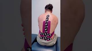 ATHLETIC TAPING FOR LOW BACK PAIN🩹 [upl. by Anera773]