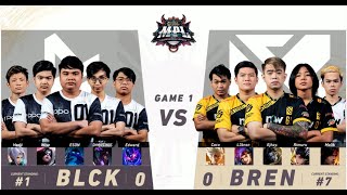 Blacklist Int Vs Bren Esport game 1 Hadji Core the KDA Machine [upl. by Wynn]