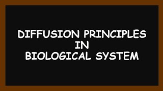 Diffusion principles in biological systems Solubility of drugs [upl. by Aitnahs860]