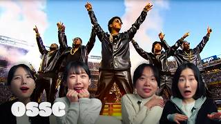 KOREANS REACT TO SUPER BOWL HALFTIME SHOW  𝙊𝙎𝙎𝘾 [upl. by Anaidni588]