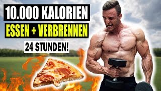 10000 Kalorien Essen  Verbrennen in 24 Stunden  Schaffe ich es [upl. by Evetta]