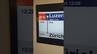 luzern sbb bahnhof IR70 1209 Luzern 12102024 [upl. by Malik]