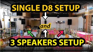 3 Speakers Setup VS 1 Speaker Setup with Subwoofer [upl. by Fulmer]