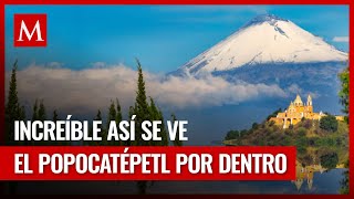 UNAM logra las primeras imágenes del volcán Popocatépetl por dentro [upl. by Allcot]