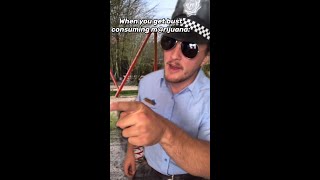 COP CATCHES KIDS SMOKING MARIJUANA shorts [upl. by Attalie]