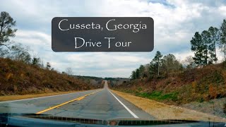 Cusseta Georgia  Drive Tour  4K USA [upl. by Oralee]