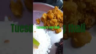 Amar cheler pochonder thali  sakvhaja  aluposto  dal  beguni 😋😋 [upl. by Rednasxela289]