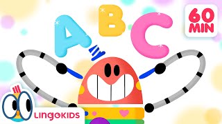 Baby Bots ABC SONG 🔤🤖  More Songs for Kids  Lingokids [upl. by Enal586]