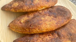 Receta de las mejores EMPANADAS de plátano SIN FREÍR con pollo y queso [upl. by Nivag]