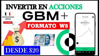 Invertir en Acciones Fraccionadas GBM  Dividendos Formato W8 Respaldo legal Impuestos  SAT y [upl. by Suiravat]