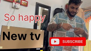 New tv unboxing Aritraghosh595 [upl. by Tania]