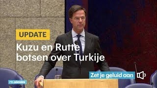 Kuzu en Rutte botsen over Turkije  RTL NIEUWS [upl. by Ariew502]