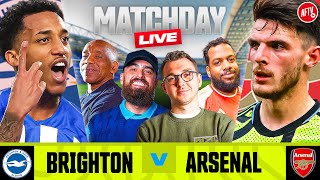 Brighton 03 Arsenal  Match Day Live  Premier League [upl. by Noyahs]