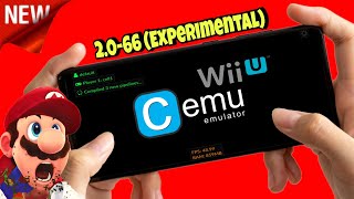 Finally Best Cemu Version 2066 Now Running More Smooth ON Android  Wii U Emulation ON Android [upl. by Ailasor735]