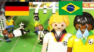 ⚽DEUTSCHLANDBRASILIEN 71  Fussball Weltmeisterschaft Halbfinale Highlights PLAYMOBIL Stop Motion [upl. by Assilaj]