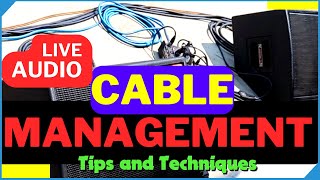 Cable Management for Bands and Live Sound Production  Sound System Cabling [upl. by Eilrebma9]