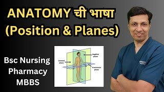 Anatomy तील विविध body positions आणि body PlanesAnatomical Planes and positions [upl. by Reinal]