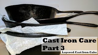 Cast Iron Care Part 3  Cleaning and Storage [upl. by Henson]