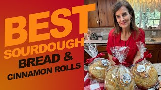 Making Sourdough Bread amp Cinnamon Rolls [upl. by Altman]