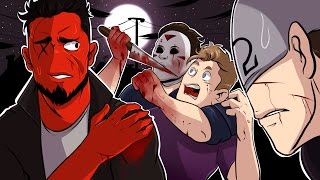 Dead by Daylight  DELIRIOUS IS OBSESSED WITH ME w H2O Delirious Bryce amp Ohmwrecker [upl. by Tiffie]