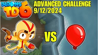 Advanced Challenge 9122024 Bloons TD6 [upl. by Yelkao]