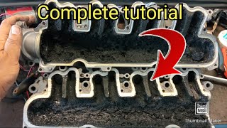 How to disassemble seal and assemble intake manifold 19 MultiJet 16v engines Alfa Romeo 159 [upl. by Llertac468]