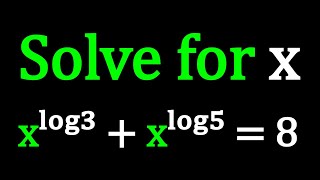 An Exponential Log Equation [upl. by Joslyn]