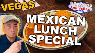 Mexican Lunch Special at Lindo Michoacán Palace Station Casino Las Vegas [upl. by Ynaffi]