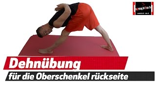 Oberschenkelrückseite dehnen  MEGA effektive Übung [upl. by Ricketts915]