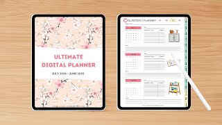 How to Plan on Your iPad with the Ultimate Digital Planner [upl. by Annayi]