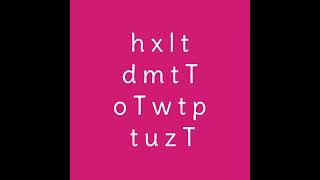 Alfabet losse letters 44 met hoofdletter T [upl. by Diaz]