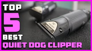 Top 5 Best Quiet Dog Clippers Review in 2023  Silent Dog ClipperCordless Dog Clipper [upl. by Semadar274]