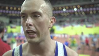 Richard Kilty GBR Gold Medal 60m Men [upl. by Wivinia]