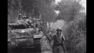 US Army in France July 1944 Film with subsequent soundtrack [upl. by Lennon]