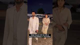 Zahid Ahmed with his beautiful wife at shark tank Pakistan ♥️ zahidahmed viralvideo humraz [upl. by Aneert]