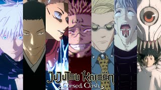 Jujutsu Kaisen Cursed Clash  All Domain Expansions Ultimate amp Team Ultimate Attacks [upl. by Esor926]