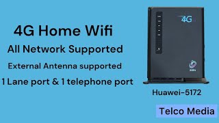 4G Home Wifi Router Huawei 5172 All Sim Supported [upl. by Anieral575]