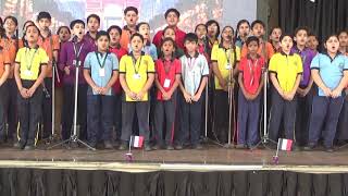 French song Aux ChampsElysées sung by the students of ABBS Vivek Vihar [upl. by Dronel907]