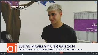 Fútbol Julián Mavilla repasa su primera temporada en Primera Nacional [upl. by Asatan83]