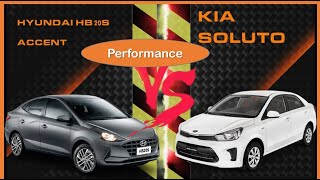 Hyundai Hb20s Accent vs Kia Soluto  El Paredón Performance [upl. by Beora]