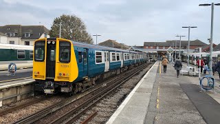 Southern Class 313 ride  Emsworth to Portsmouth amp Southsea [upl. by Anaehr]